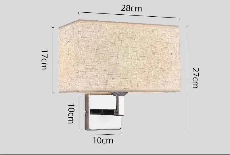 Belo Wall Lamp | E27 Bedside Sconce with Flexible Reading Light