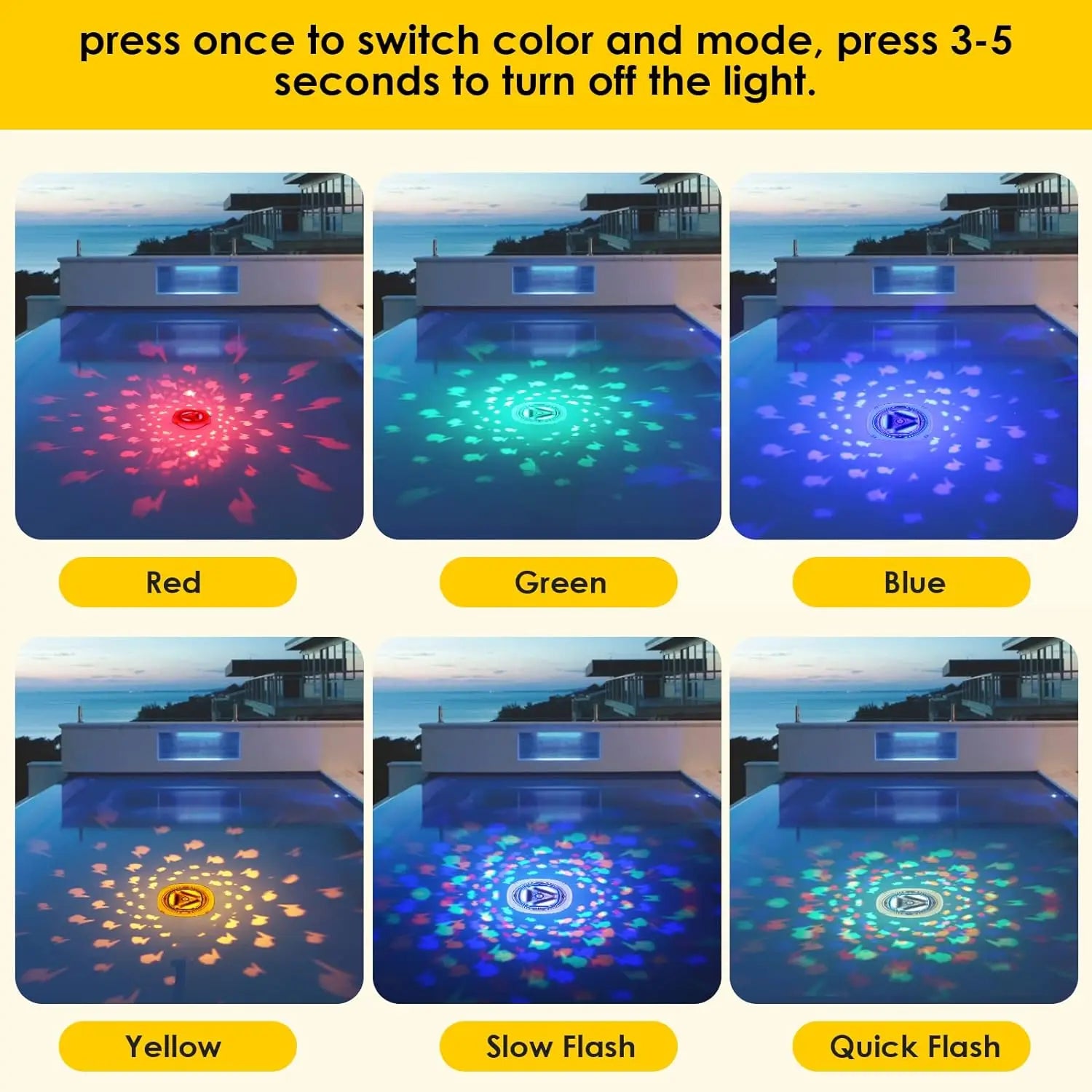 Luvira - Floating Waterproof Pool Light Colorful