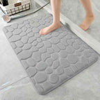 Kivara Bath Mat | Antislip Memory Foam, Quick-Dry Design