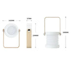 Belo Portable Lantern | 360° Adjustable Light, Touch Dimming