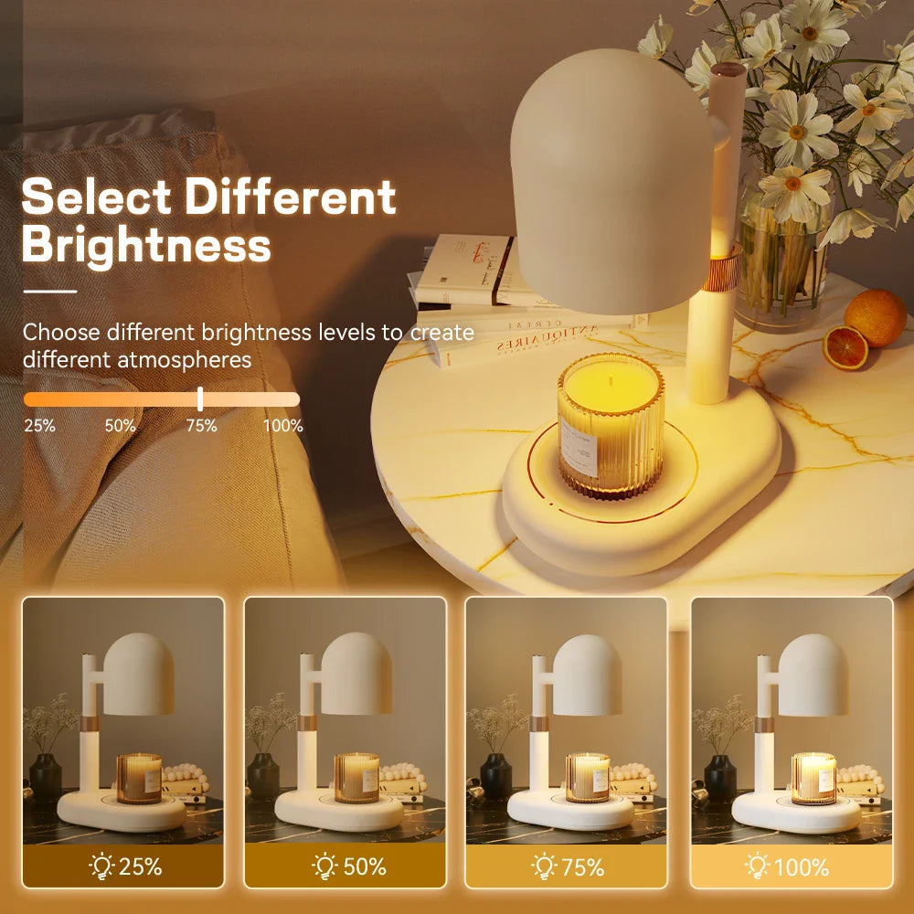 Lumanza - Adjustable Scented Candle Warmer with Halogen Lamp