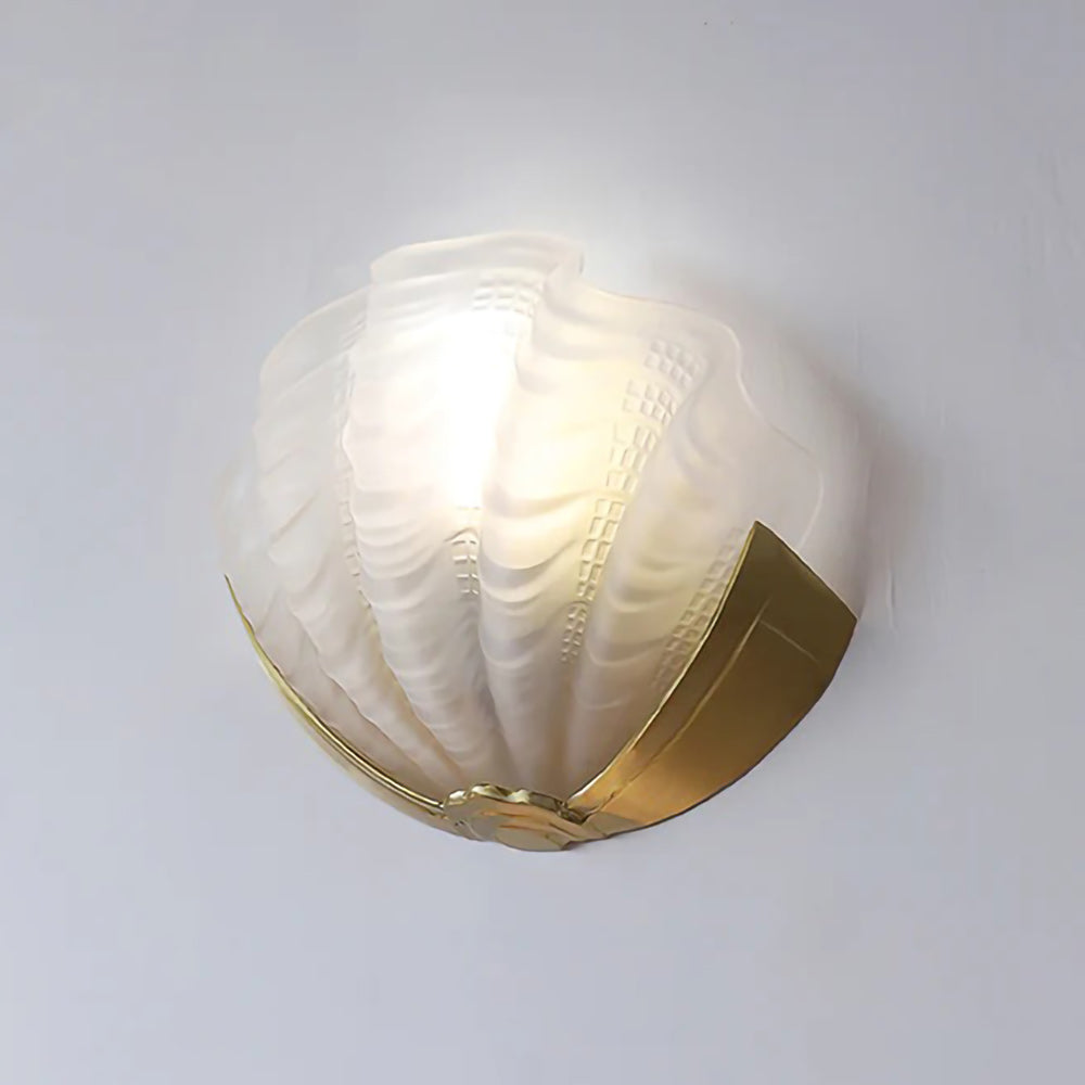 Seashell Glass Wall Sconce