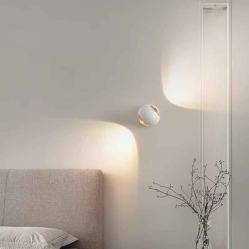 Cino Wandlamp | Metaal met Kristalglas, Up & Down Licht