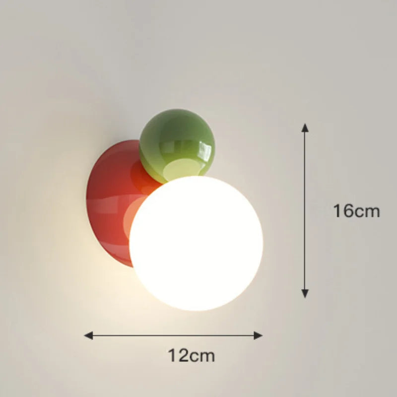 Solvéra – Nordic LED Wall Lamp Cream Style Children's Room