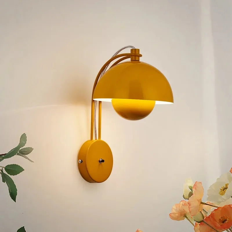 Norvyn – Minimalist Nordic LED Wall Lamp Multicolor Iron Sconce