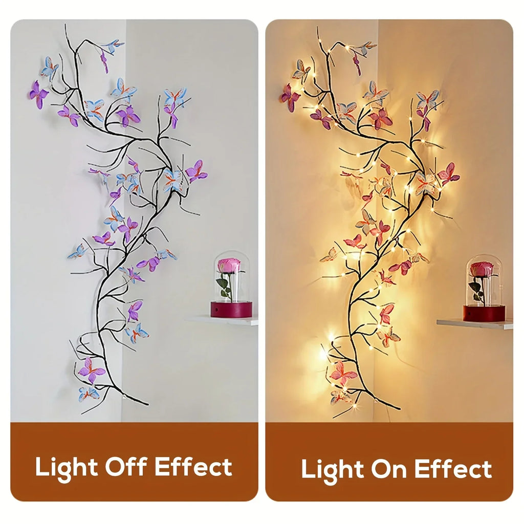 Lioraël – LED Butterfly Branch Mood Lighting with USB for Wall Decoration