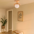 Ceiling Light Semi Flush Round LED Hardwired Indoor Ceiling Fixture