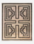 Senna Geometric Wool Rug | Hand-Knotted, Durable Design