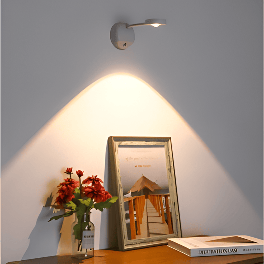 SensorLuce: Wireless LED Wall Light 1-bulb with Motion Sensor Minimalist – for Hallways & Staircases