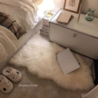 SerenaMira: Fluffy Rug Made of Synthetic Wool, Luxuriously Decorative – Ideal for Living Room & Winter Home Decor
