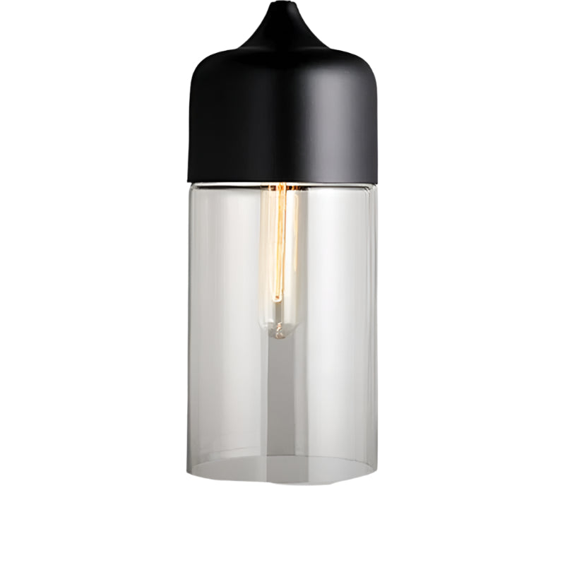 Serenitéa: Pendant Light with Rechargeable Battery & Glass-Metal Design – for Lounge & Reading Area