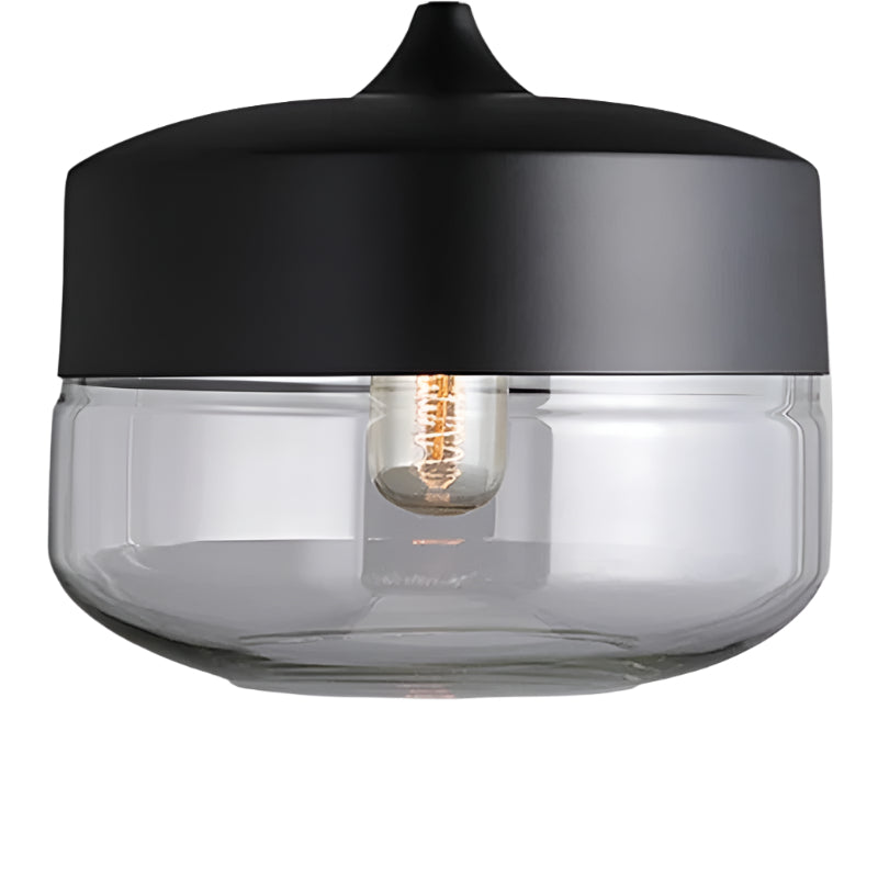 Serenitéa: Pendant Light with Rechargeable Battery & Glass-Metal Design – for Lounge & Reading Area