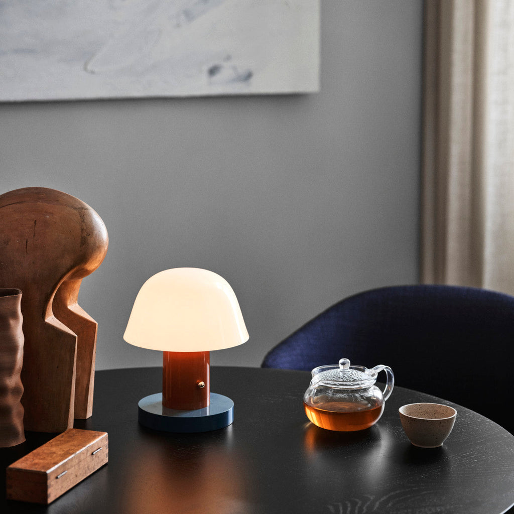 Cordless Portable LED Table Lamp with Touch Dimmer