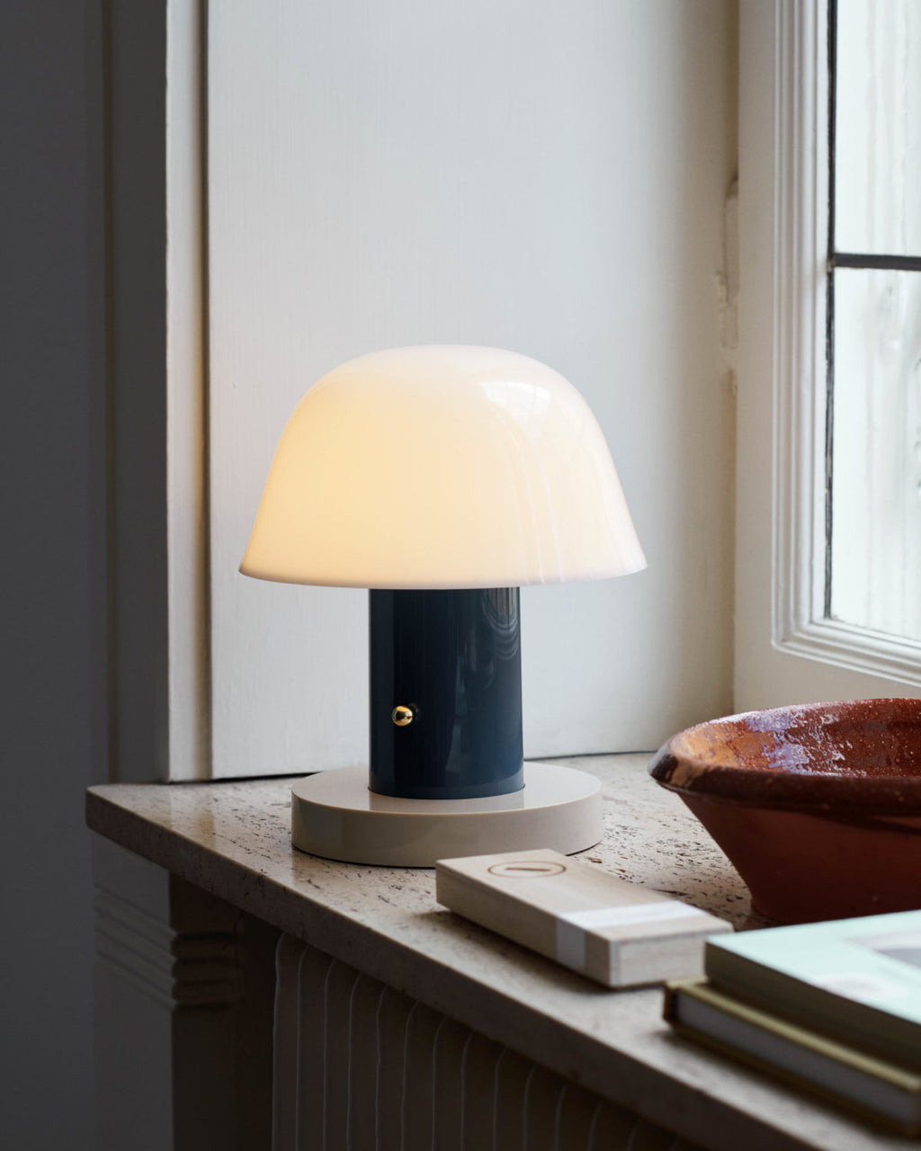 Cordless Portable LED Table Lamp with Touch Dimmer