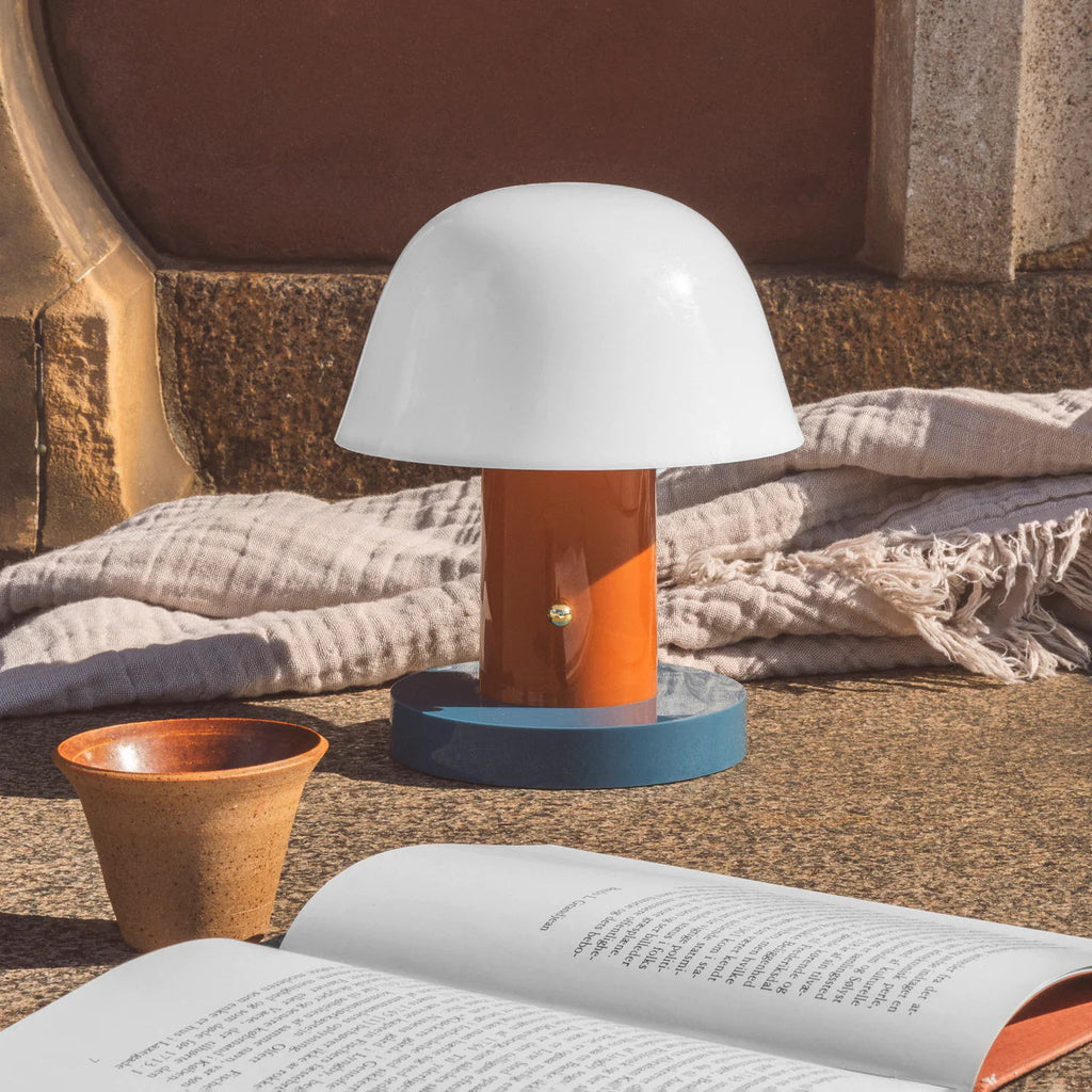 Cordless Portable LED Table Lamp with Touch Dimmer
