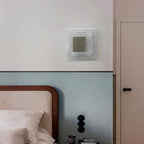 Tiered Ice-Cast Glass LED Wall Sconce
