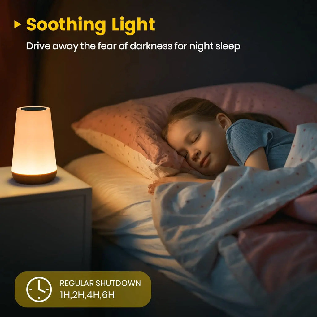 Glowino - Portable Night Light with 13 Colors and Touch Control