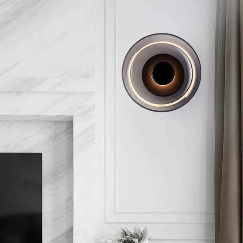 Bello Nordic Glass LED Wall Sconce | Elegant Round Design, Warm Light