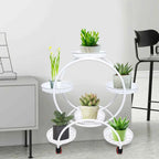 Bela Metal Plant Stand | 6-Tier with Wheels, Indoor & Outdoor Use