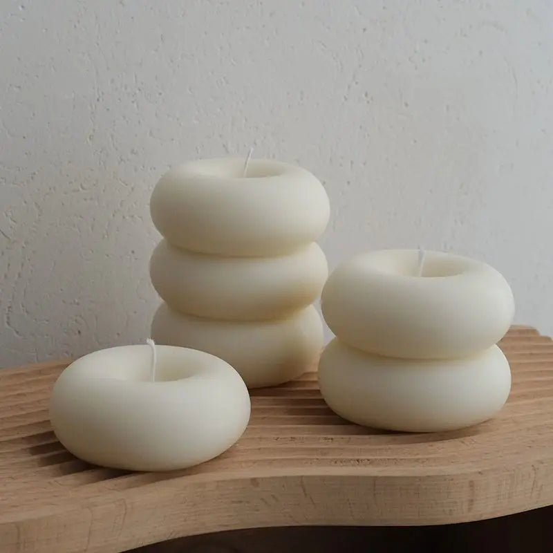 Lunirra - Donut Scented Candle Round Smokeless