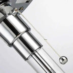 Bela Table Lamp | Frosted Glass Shade, Chrome Base