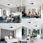 Lumirel - Ceiling Fan with LED Light and Remote Control