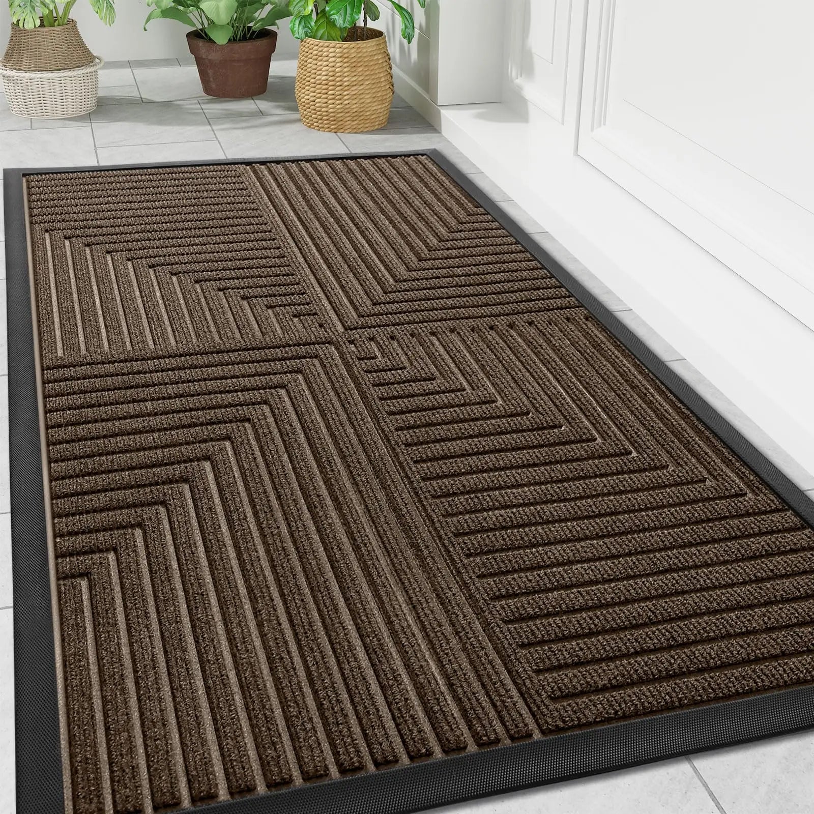 Aetheron - Door Mat Non-Slip for Heavy Use Indoors and Outdoors
