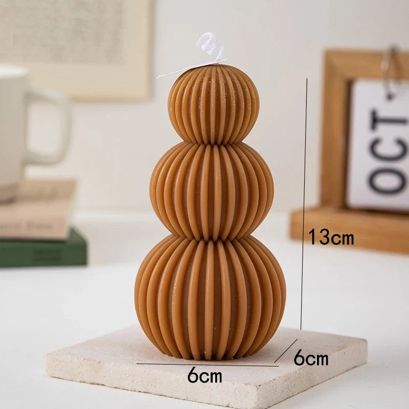Auralithis - Creative Geometric Scented Candle Golf Ball Design Decoration