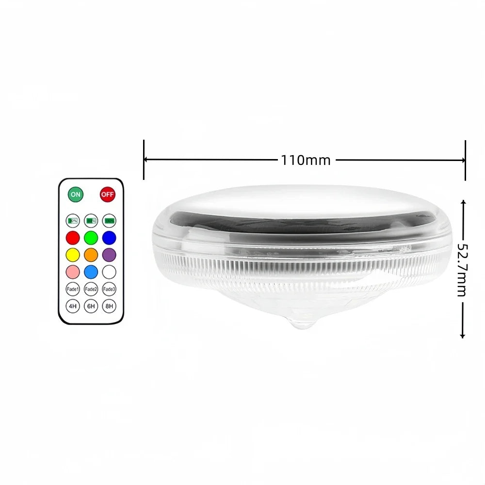 Lumivarn - Solar Floating RGB Pool Light Waterproof LED Projector