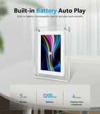 Cleo Digital Photo Frame | Acrylic Design with IPS HD Display