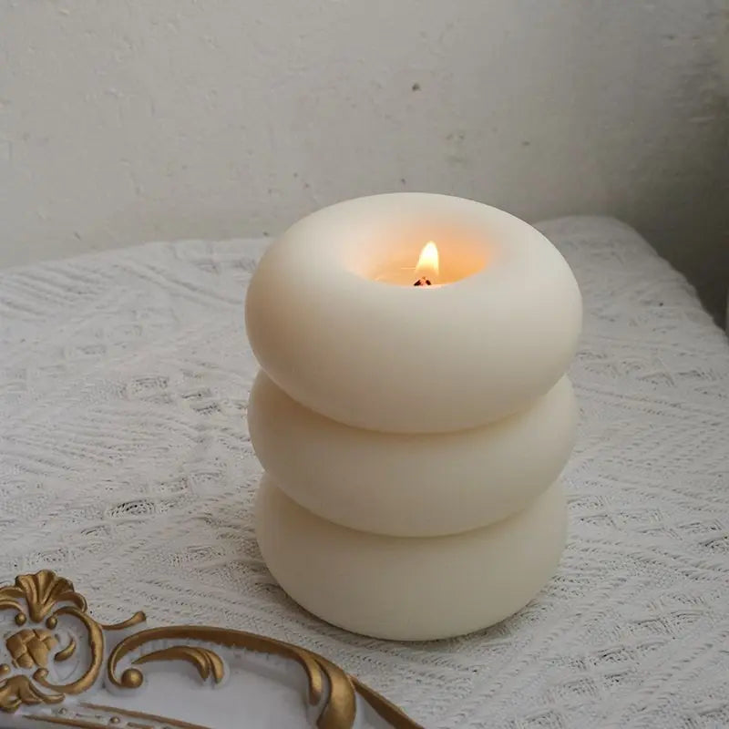Lunirra - Donut Scented Candle Round Smokeless