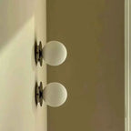 Bello Globe Wall Lamp | Minimalist Opal Glass Design