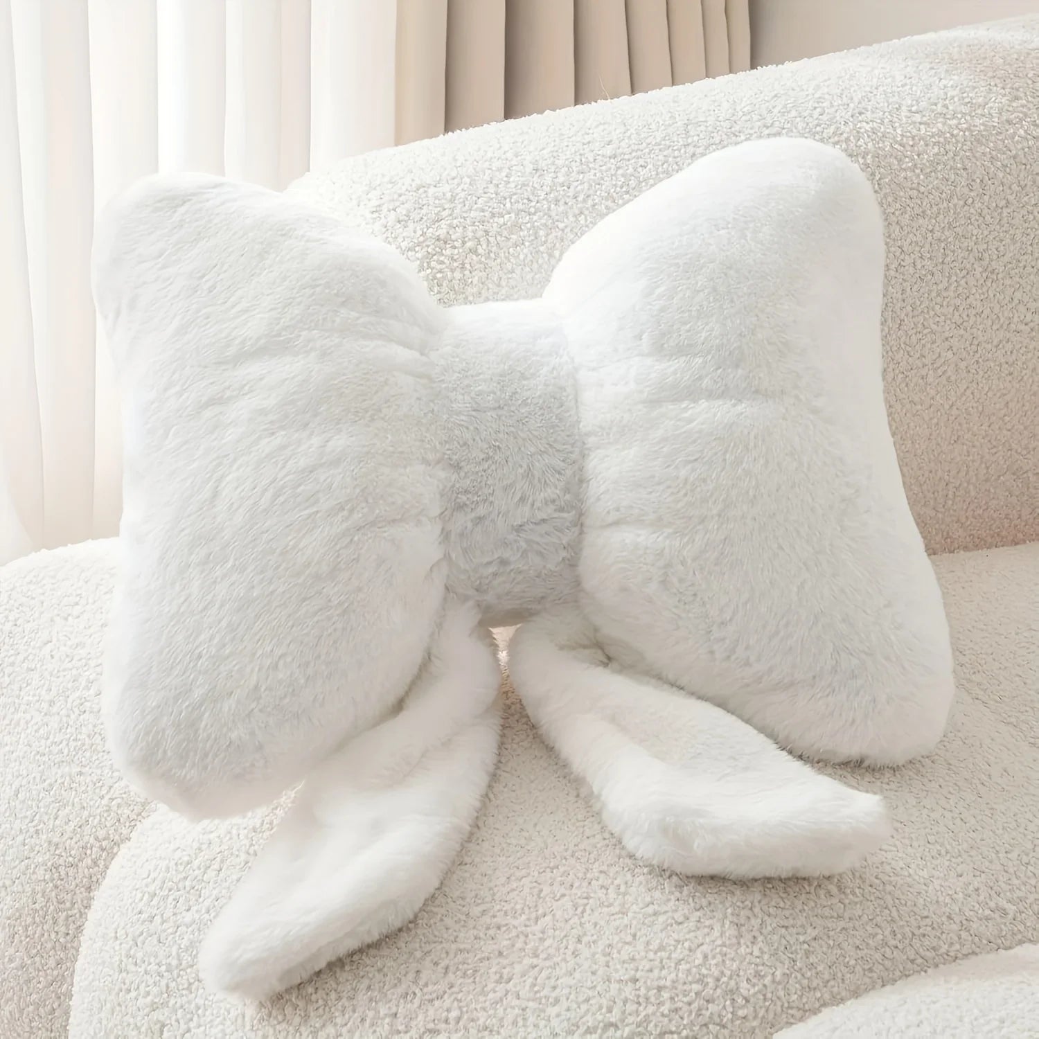 Belloura - Soft Bow Decorative Pillow Washable