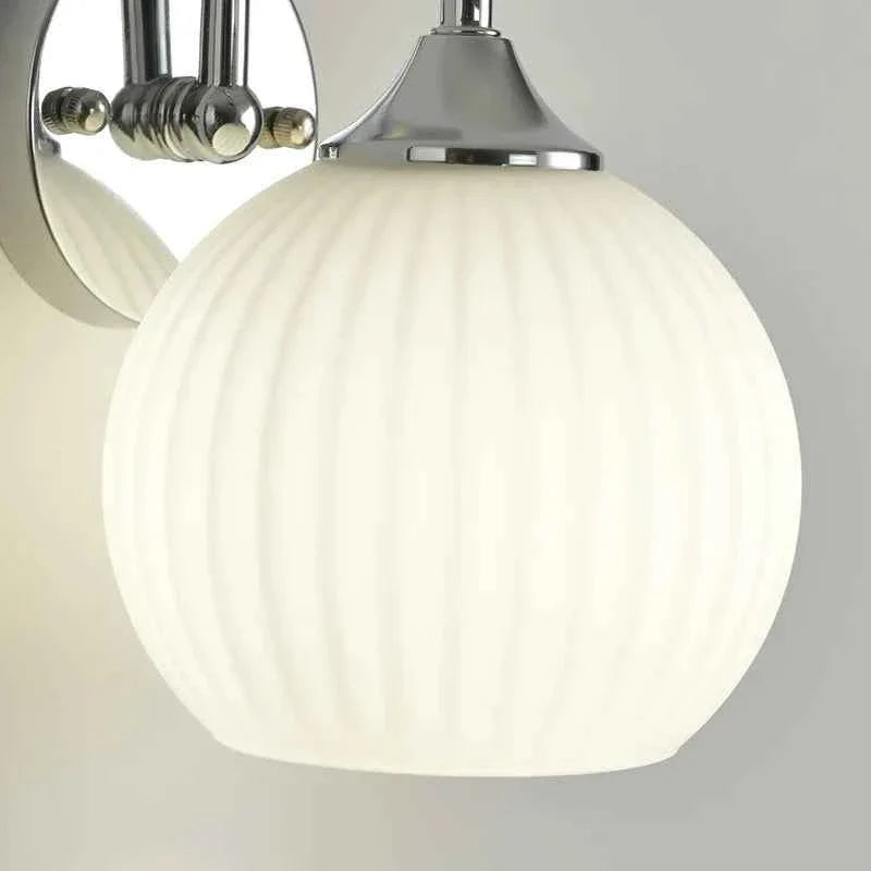 Brevio Wall Lamp | Chrome Finish, Soft Ambient Lighting