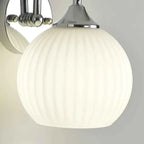 Brevio Wall Lamp | Chrome Finish, Soft Ambient Lighting