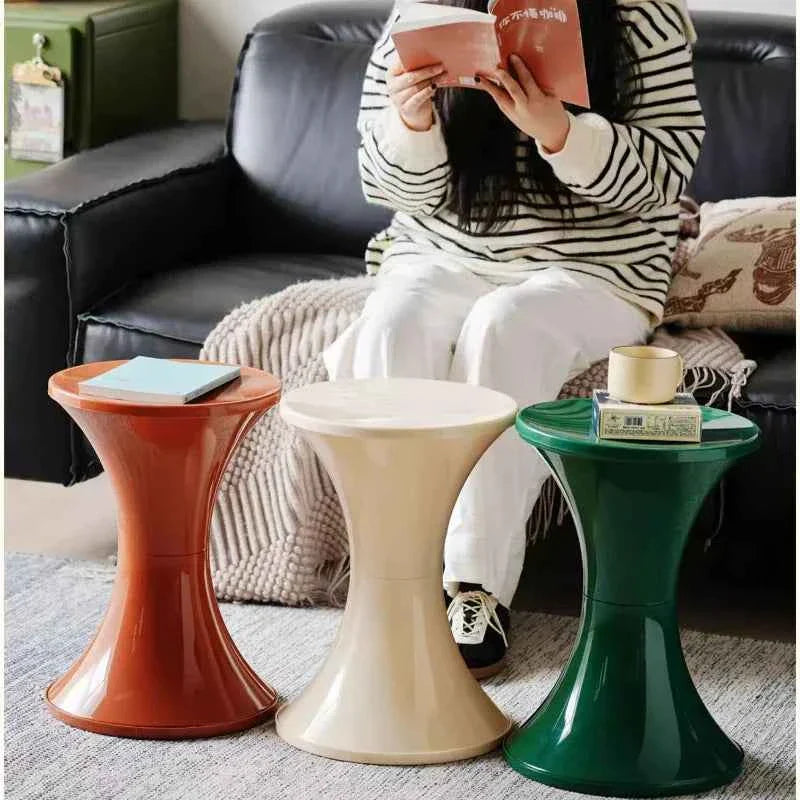 Bello Side Table & Stool | Hourglass Design, Lightweight