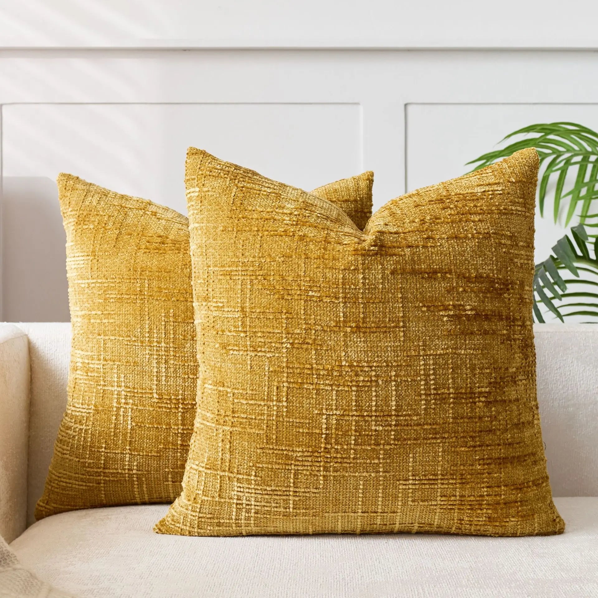 Bela Chenille Kussenhoes | Luxe Geweven Structuur, Wasbaar