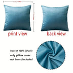 Solmire - Velvet Decorative Pillow Cover 45x45 Cm Square