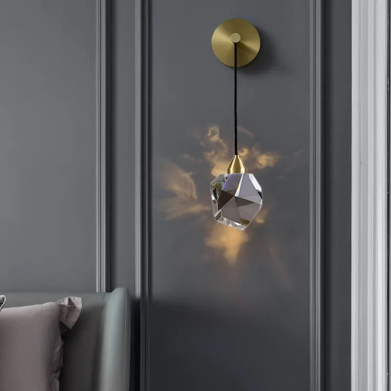 Lurevian – Crystal Nordic LED Wall Lamp