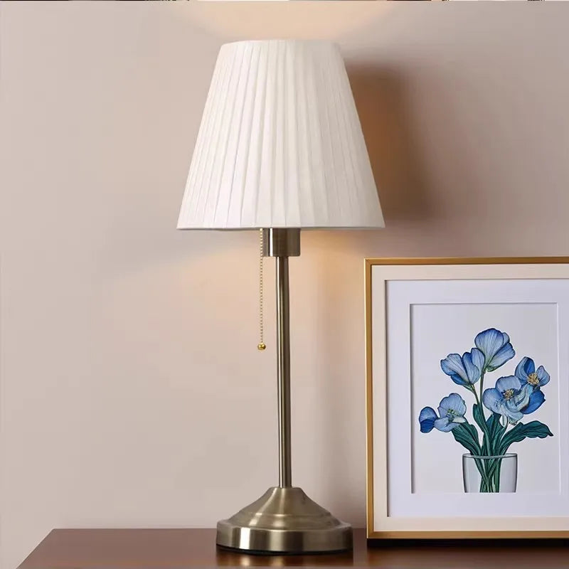 Veloura - Luxurious Metal Table Lamp in American Style
