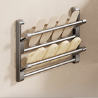 Shoe Rack Wall Mounted Plastic Storage Shelf with Quick Drying