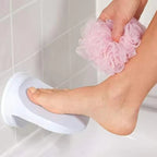 Shower Foot Pedal, Non-Slip Surface, Suction Cup Mount