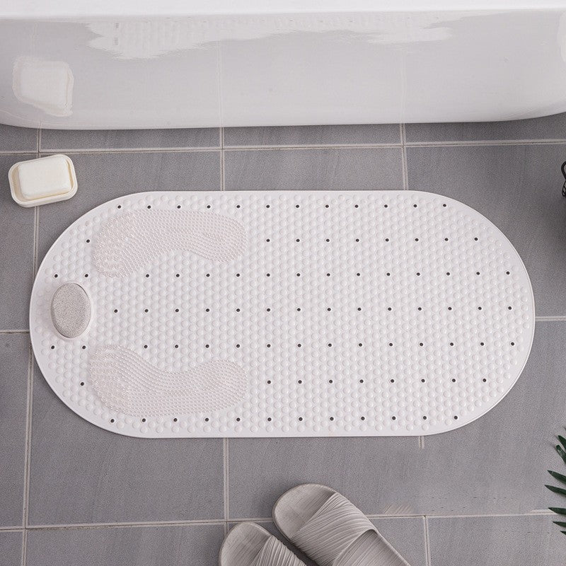 Shower Mat Non Slip Suction Cup Textured Surface, Safe Exfoliating Design