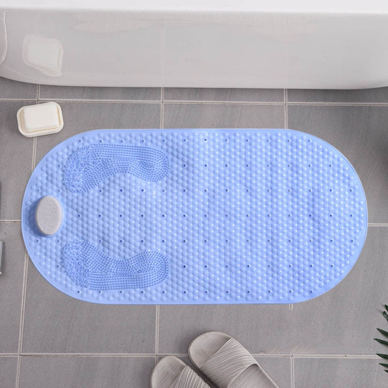 Shower Mat Non Slip Suction Cup Textured Surface, Safe Exfoliating Design