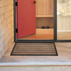 SecureStrip: practical doormat – non-slip, easy to care for & classic stripe design for hallway & patio