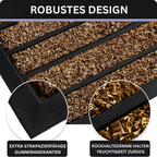SecureStrip: practical doormat – non-slip, easy to care for & classic stripe design for hallway & patio