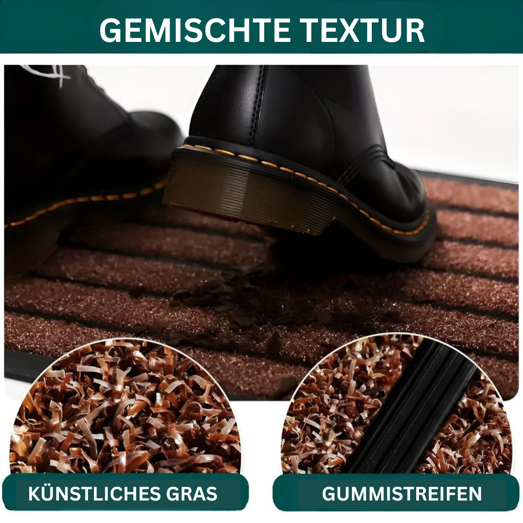 SecureStrip: practical doormat – non-slip, easy to care for & classic stripe design for hallway & patio