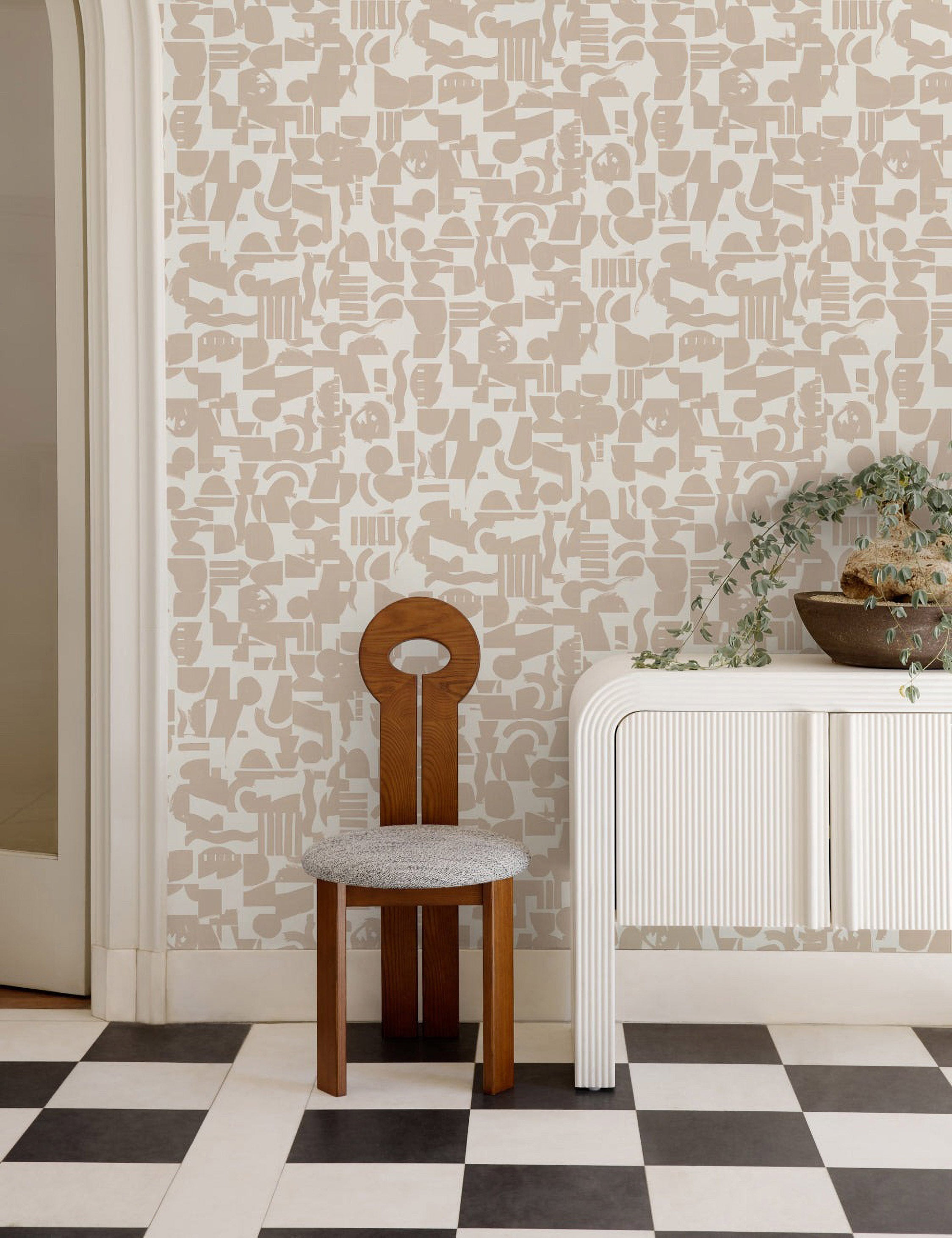Organic Shapes Wallpaper by Sarah Sherman Samuel