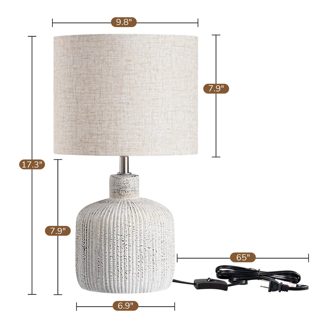 Sienna ceramic table lamp