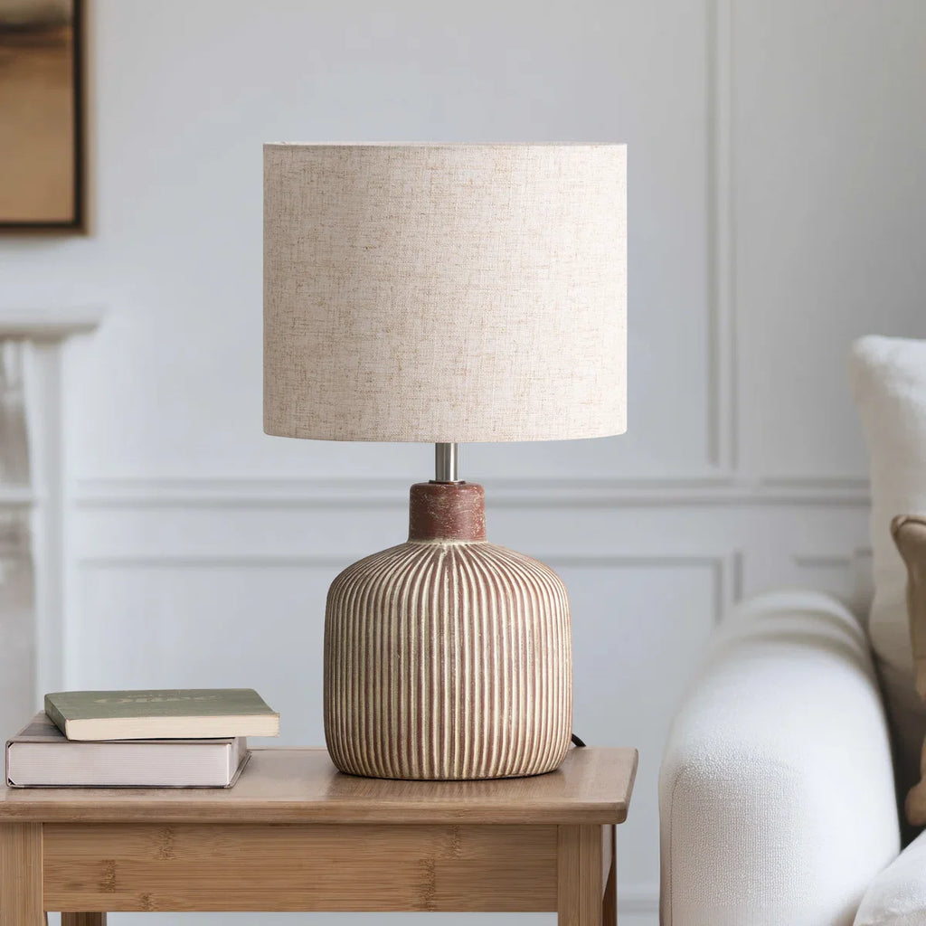 Sienna ceramic table lamp